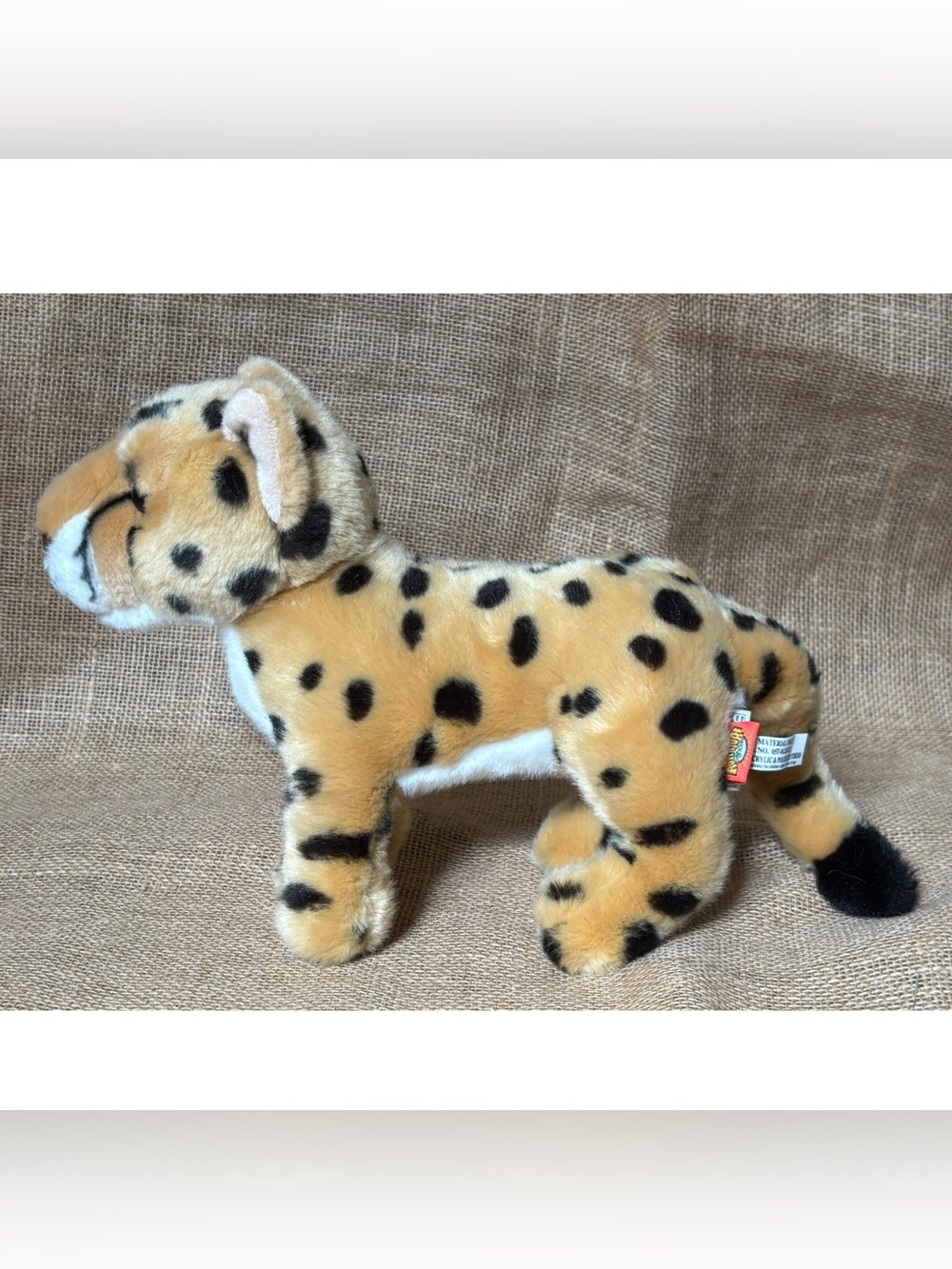 Adventure Planet Cheetah Cub Plush Stuffed Animal Toy Spotted Wild Cat Realistic
